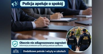 Policja zapowiada dodatkowe patrole i wizyty w szkołach
